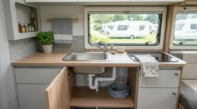 Caravan water system repair, pump and plumbing service in Somerset